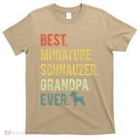 Best Miniature Schnauzer Grandpa Ever Dog Lover Fathers Day T-Shirt thumb 0