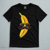 Banana Mustache Sunglasses Face Funny Fruit Cool Banana T-Shirt thumb 5
