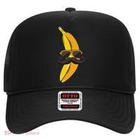 Banana Mustache Sunglasses Face Funny Fruit Cool Banana Hat thumb 0