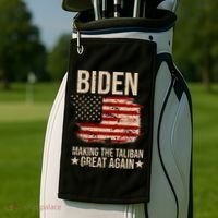 Biden Making The Taliban Great Again Golf Towel thumb 2