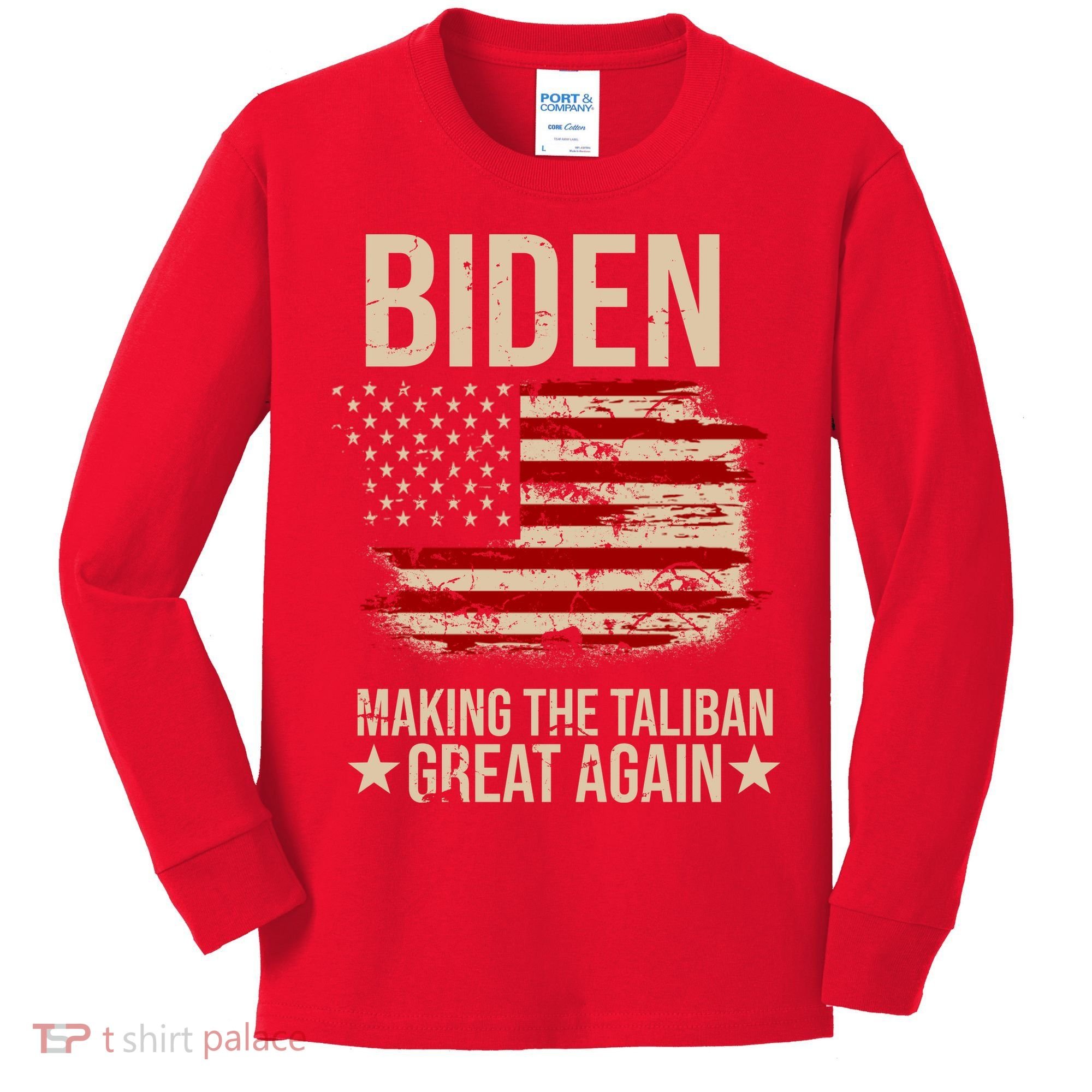Biden Making The Taliban Great Again Kids Long Sleeve Shirt