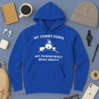 Bear My Tummy Hurts But IM Being Really Brave About It Hoodie thumb 3