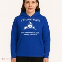 Bear My Tummy Hurts But IM Being Really Brave About It Hoodie thumb 5