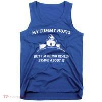 Bear My Tummy Hurts But IM Being Really Brave About It Tank Top thumb 0