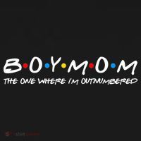 Boy Mom The One Where I'm Outnumbered Backpack thumb 2