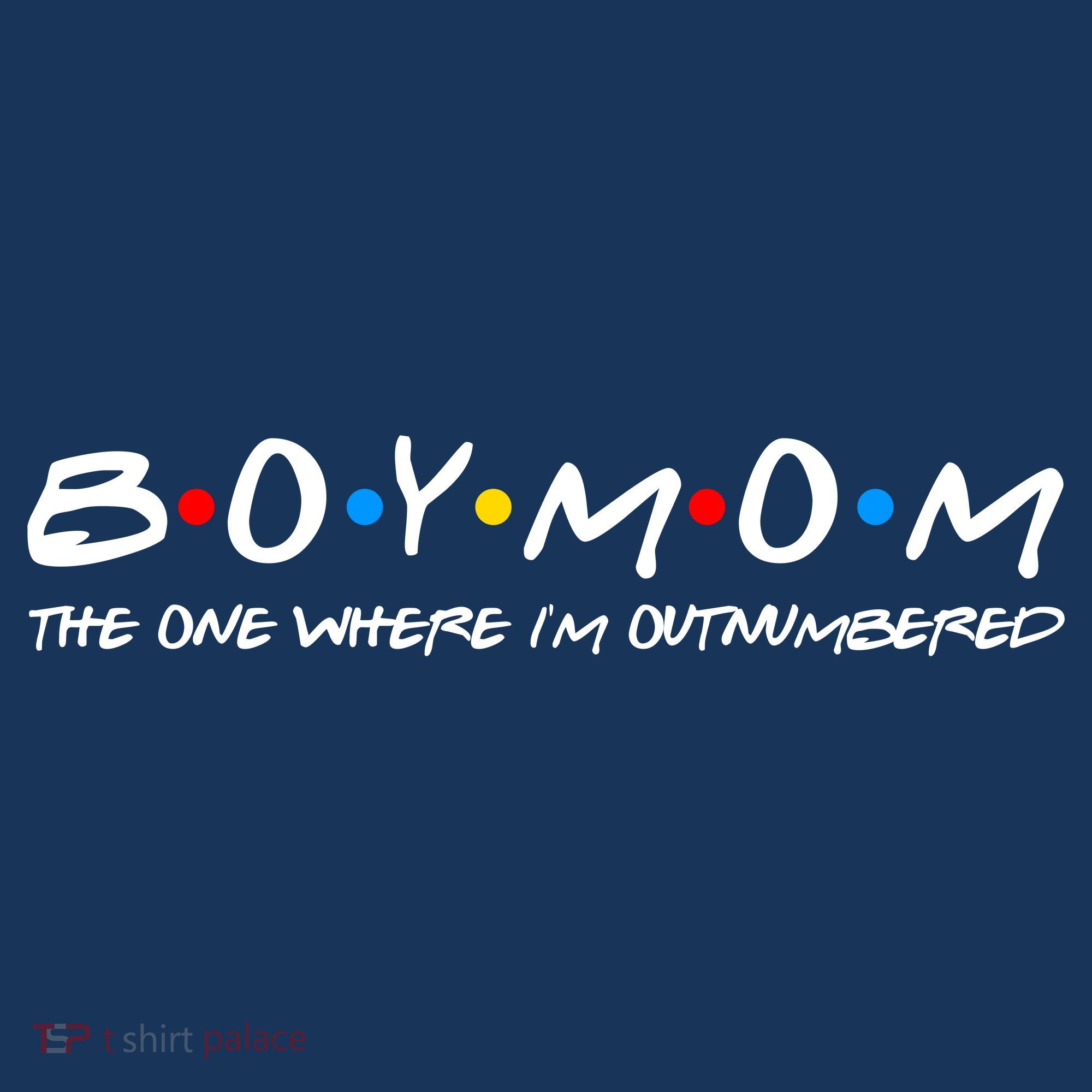 Boy Mom The One Where I'm Outnumbered Apron