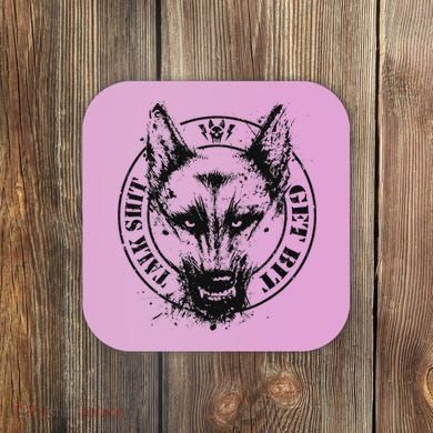 Belgian Malinois Talk Shit Get Bit Coaster