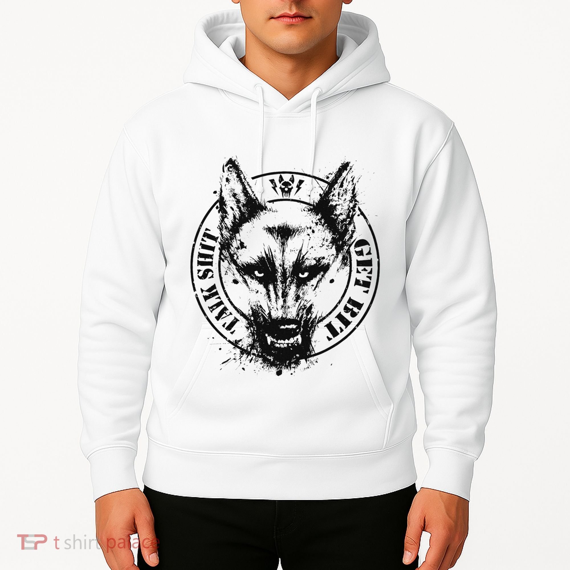 Belgian Malinois Talk Shit Get Bit Hoodie