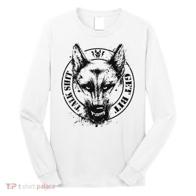 Belgian Malinois Talk Shit Get Bit Long Sleeve Shirt