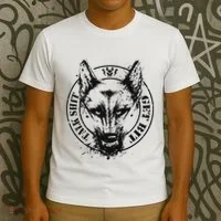 Belgian Malinois Talk Shit Get Bit T-Shirt thumb 3