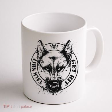 Belgian Malinois Talk Shit Get Bit Coffee Mug back
