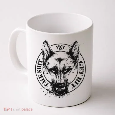 Belgian Malinois Talk Shit Get Bit Coffee Mug