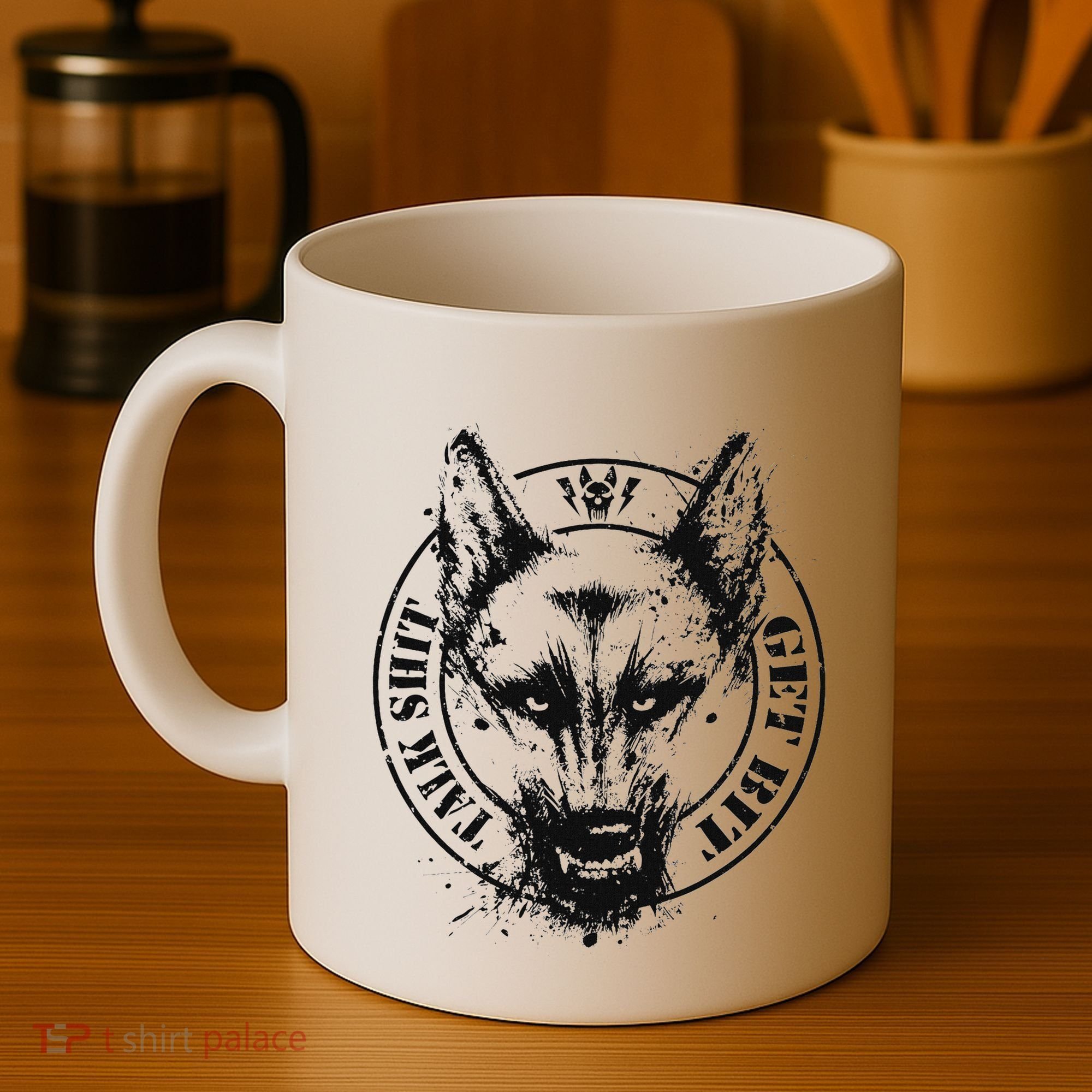 Belgian Malinois Talk Shit Get Bit Coffee Mug
