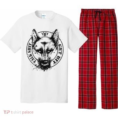 Belgian Malinois Talk Shit Get Bit Pajama Set