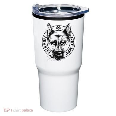 Belgian Malinois Talk Shit Get Bit Tumbler