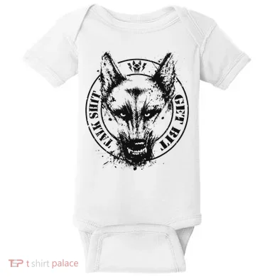 Belgian Malinois Talk Shit Get Bit Baby Bodysuit