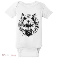 Belgian Malinois Talk Shit Get Bit Baby Bodysuit thumb 0