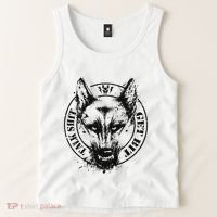 Belgian Malinois Talk Shit Get Bit Tank Top thumb 2