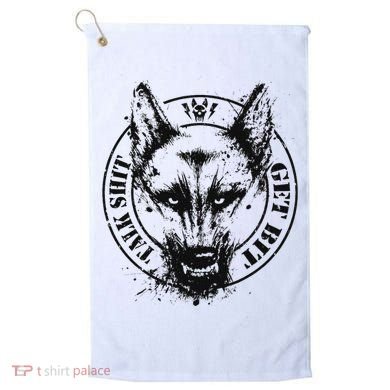 Belgian Malinois Talk Shit Get Bit Golf Towel