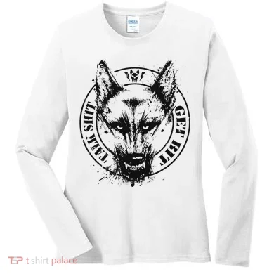 Belgian Malinois Talk Shit Get Bit Women's Long Sleeve Shirt