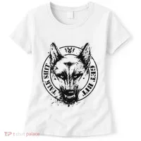 Belgian Malinois Talk Shit Get Bit Women's T-Shirt thumb 0