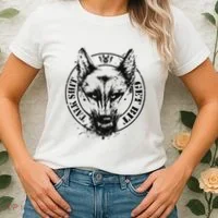 Belgian Malinois Talk Shit Get Bit Women's T-Shirt thumb 2