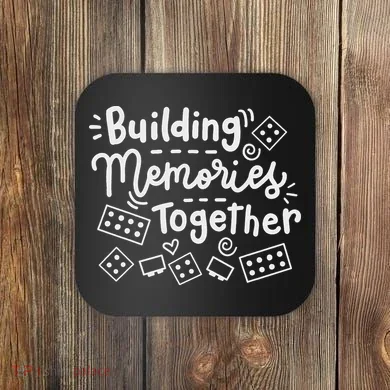 Building Memories Together Bricks Lover Master Builder  Coaster