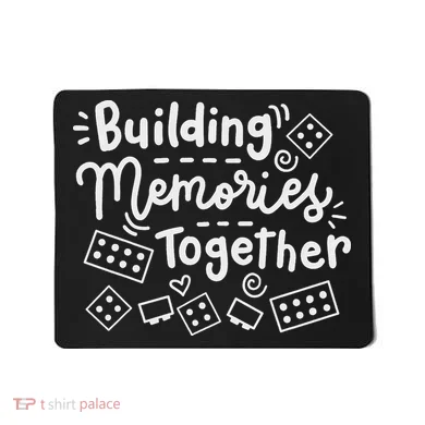 Building Memories Together Bricks Lover Master Builder  Mousepad