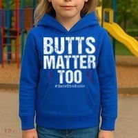 Butts Matter Too Save The Butts Colon Cancer Awareness Gift Kids Hoodie thumb 3