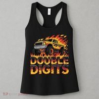 Birthday Monster Truck Bruh Im Double Digits 10 Year Old Women's Tank Top thumb 3