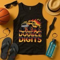 Birthday Monster Truck Bruh Im Double Digits 10 Year Old Tank Top thumb 4