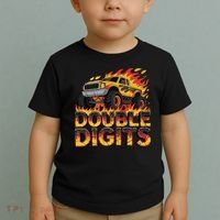 Birthday Monster Truck Bruh Im Double Digits 10 Year Old Toddler T-Shirt thumb 2