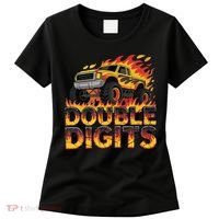 Birthday Monster Truck Bruh Im Double Digits 10 Year Old Women's T-Shirt thumb 0