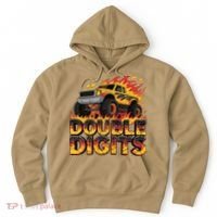 Birthday Monster Truck Bruh Im Double Digits 10 Year Old Hoodie thumb 0