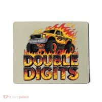 Birthday Monster Truck Bruh Im Double Digits 10 Year Old Mousepad thumb 0