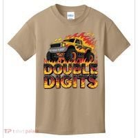 Birthday Monster Truck Bruh Im Double Digits 10 Year Old Kids T-Shirt thumb 0