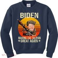 Biden Making The Taliban Great Again RPG Kids Sweatshirt thumb 0