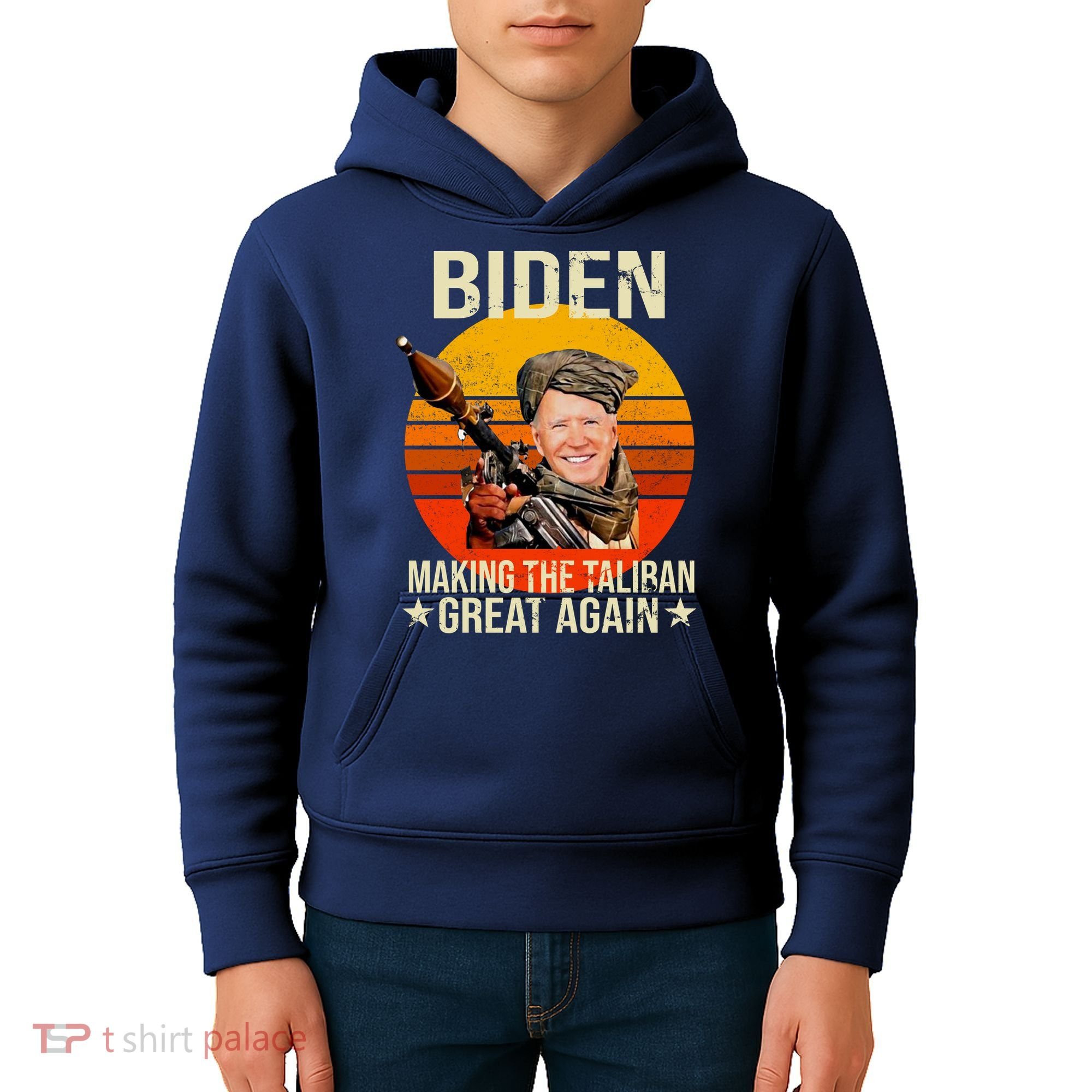 Biden Making The Taliban Great Again RPG Kids Hoodie