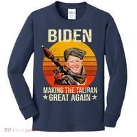 Biden Making The Taliban Great Again RPG Kids Long Sleeve Shirt thumb 0