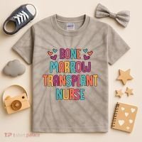 Bone Marrow Transplant Nurse Oncologist Oncology Nurse ONC Kids Tie-Dye T-Shirt thumb 2
