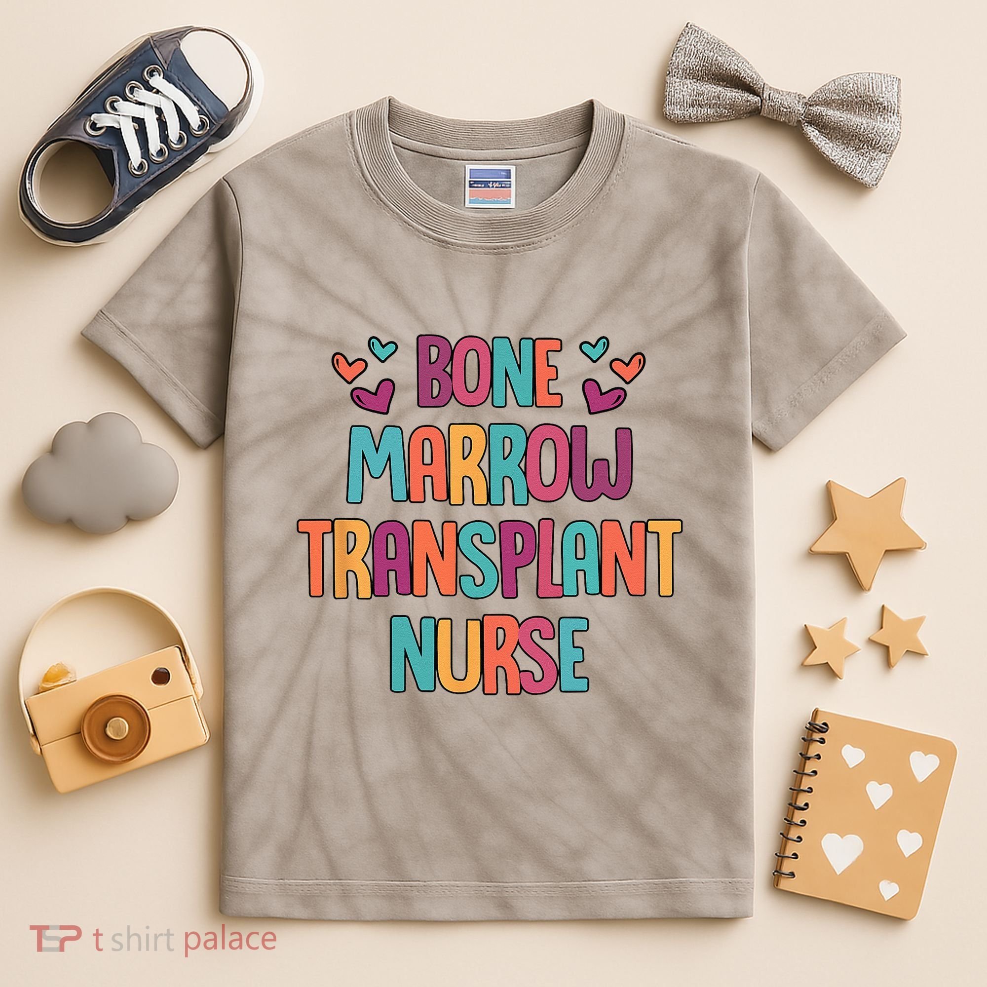 Bone Marrow Transplant Nurse Oncologist Oncology Nurse ONC Kids Tie-Dye T-Shirt