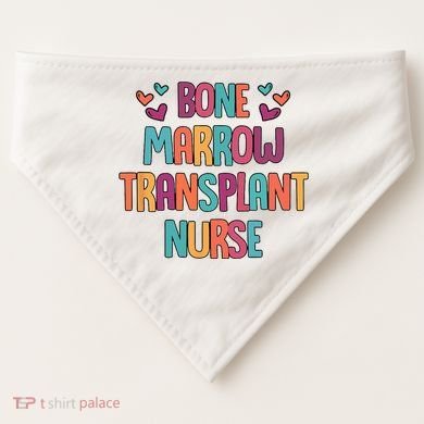 Bone Marrow Transplant Nurse Oncologist Oncology Nurse ONC USA-Made Doggie Bandana