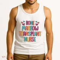 Bone Marrow Transplant Nurse Oncologist Oncology Nurse ONC Tank Top thumb 3