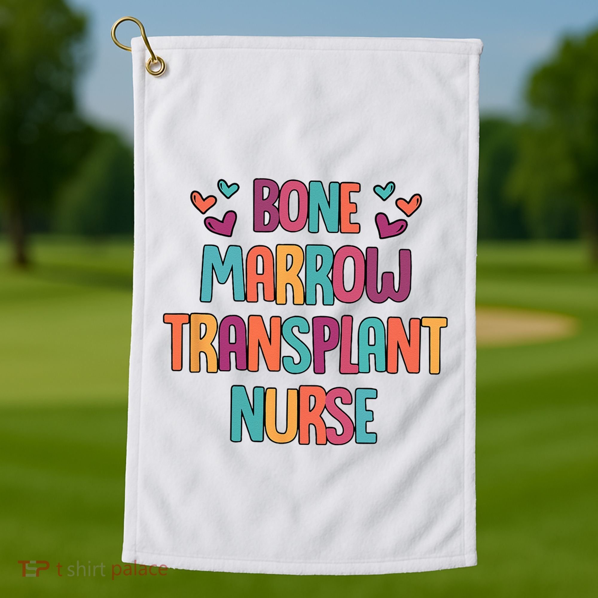 Bone Marrow Transplant Nurse Oncologist Oncology Nurse ONC Golf Towel