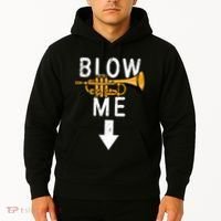 Blow Me Trumpet Funny Gift Hoodie thumb 2