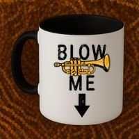 Blow Me Trumpet Funny Gift Coffee Mug thumb 2