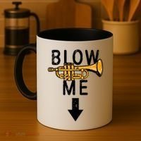Blow Me Trumpet Funny Gift Coffee Mug thumb 4
