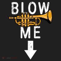 Blow Me Trumpet Funny Gift Beanie thumb 2