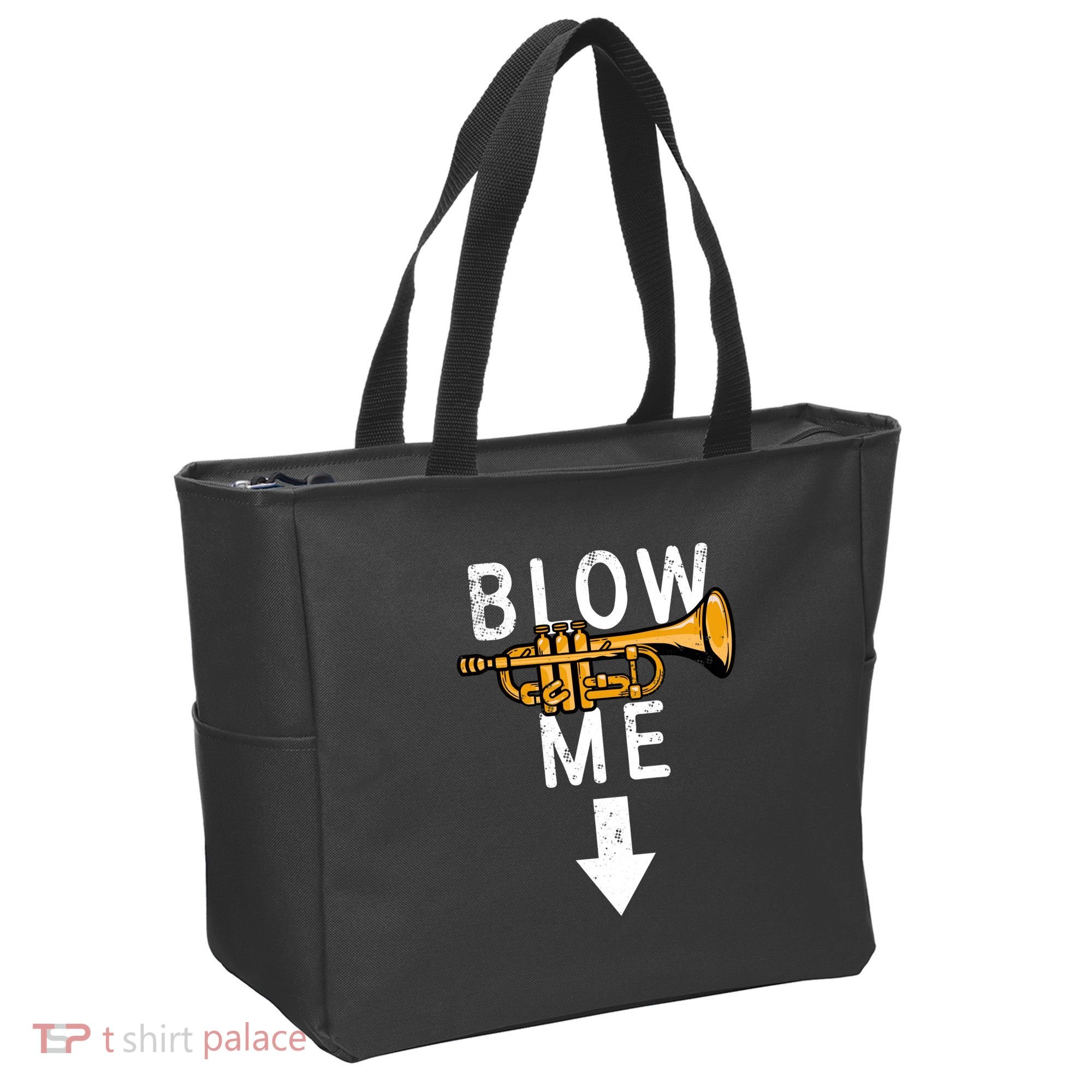 Blow Me Trumpet Funny Gift Tote Bag
