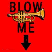 Blow Me Trumpet Funny Gift Santa Hat thumb 1